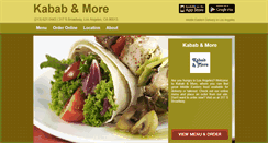 Desktop Screenshot of kababnmore.com